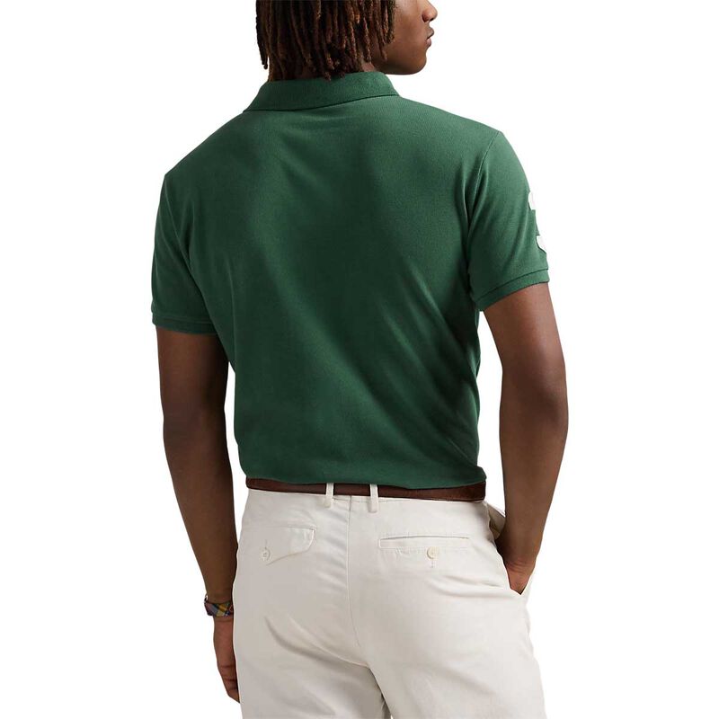 Polo Ralph Lauren Custom Slim Fit Big Pony Mesh Polo Shirt image number 1